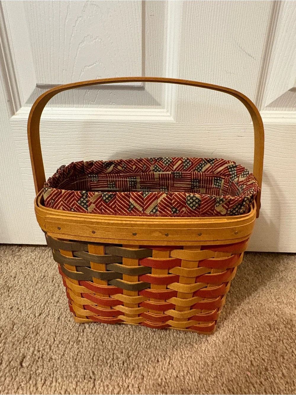 Longaberger Anniversary Flag Basket